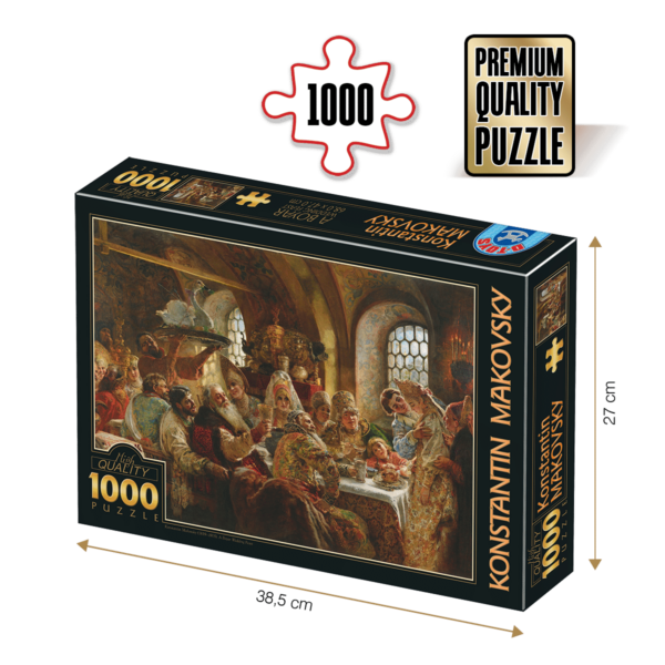 Puzzle Konstantin Makovsky - Puzzle adulti 1000 piese - A Boyar Wedding Feast