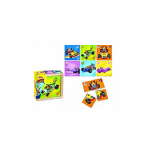 Mickey si pilotii de curse puzzle in cutie 6 poze