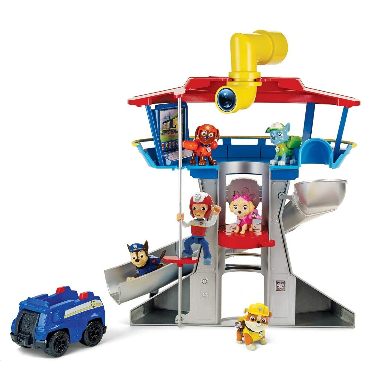 Set de joaca si figurina Paw Patrol - Turnul de veghe