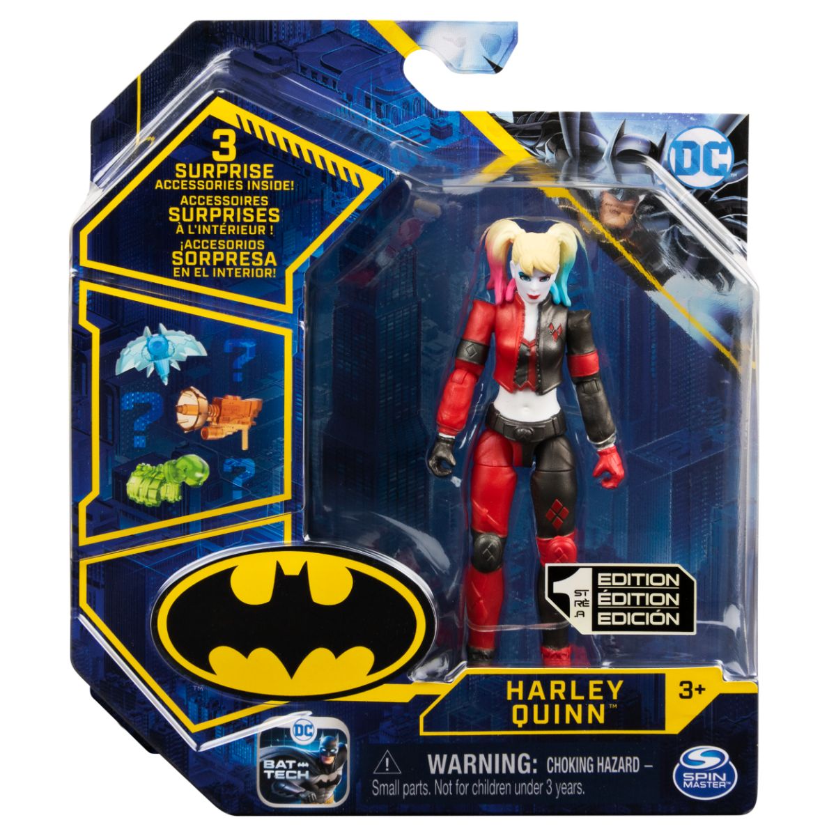 Set Figurina cu accesorii surpriza Batman, Harley Quinn 20131329 1 Set Figurina cu accesorii surpriza Batman, Harley Quinn 20131329