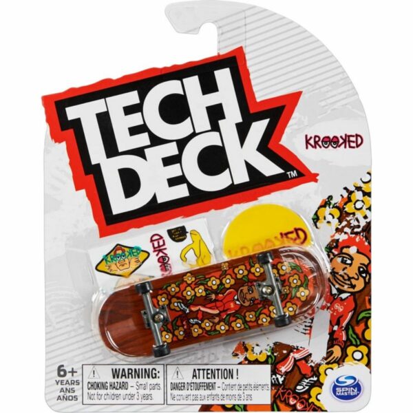 778988191330 mini placa skateboard tech deck krooked 20134284