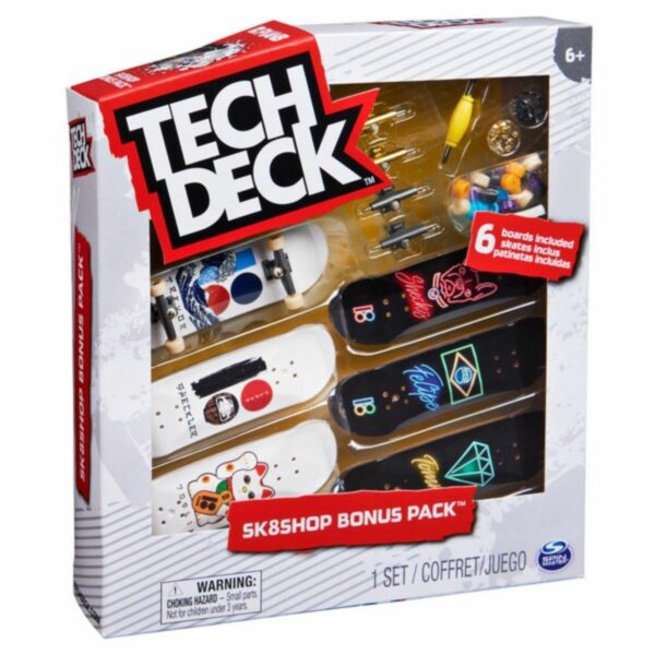 778988238158 set 6 mini placi skateboard tech deck bonus pack 20136697 1