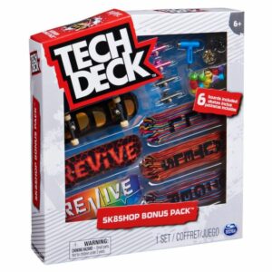 Set 6 mini placi skateboard, Tech Deck, Bonus Pack 20136699