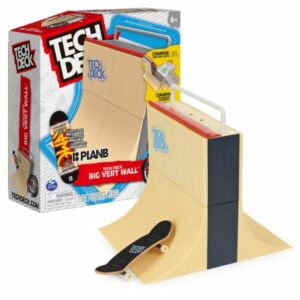 Set mini skateboard cu rampa, Tech Deck, Big Vert Wall, X-Connect, 20134300