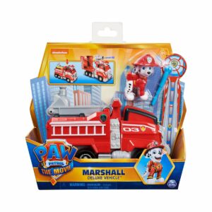 Jucarie interactiva, Paw Patrol, masina de pompieri Marshall Deluxe