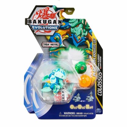 778988430774 figurina metalica bakugan evolutions platinum powerup s4 dragonoid 3