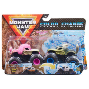 Set 2 masini Monster Jam, Scara 1:64, Mutt Poodle & Mutt Husky