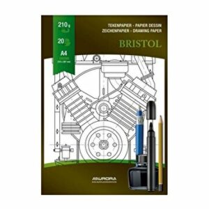 Bloc desen A4 Aurora Bristol, 20 file