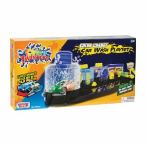 Set de joaca Spalatorie de masini Motormax Color Twisters