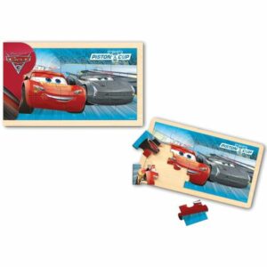 Puzzle din lemn, 15 piese Cars 3