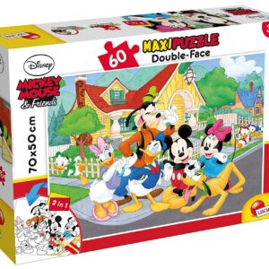 Puzzle de colorat maxi - Mickey Mouse (60 piese)