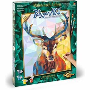 Kit pictura pe numere Schipper - Cerb Polygon Art