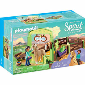 Playmobil Spirit - Spatiu de ingrijire cai, Pru si Chica Linda