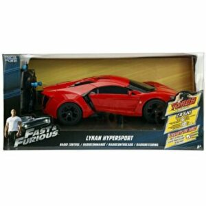 Masinuta metalica cu telecomanda Fast and Furious - RC Lykan Hypersport, scara 1:16