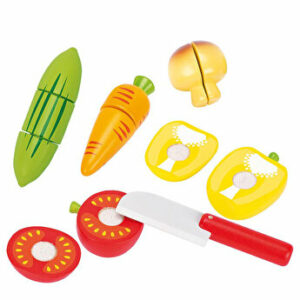 Set Legume din lemn, cu velcro