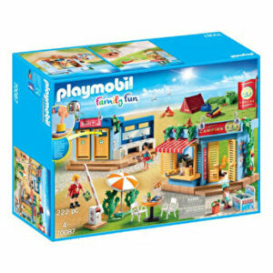 Playmobil Family Fun, Camping - Set Camping la plaja