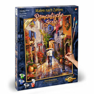 Kit pictura pe numere Schipper - Ploua intr-o seara romantica