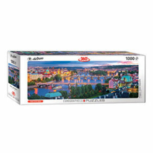Puzzle panoramic Eurographics - Prague Czech Republic, 1000 piese