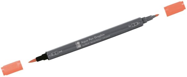 Marker - Marabu Aqua Pen Graphix, Amber 017 | Marabu - imagine 2