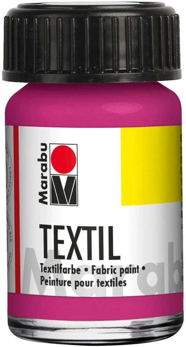 Vopsea - Textil 005 - Raspberry, 15 ml | Marabu