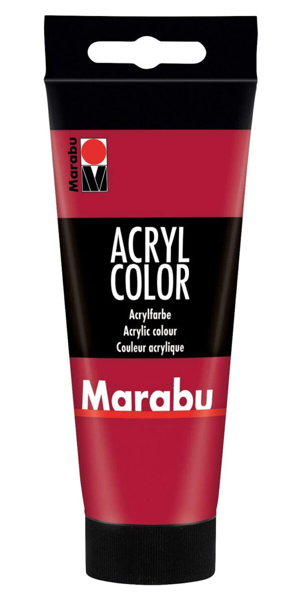Vopsea - Marabu Acryl Color, 032 Carmine Red, 100ml | Marabu