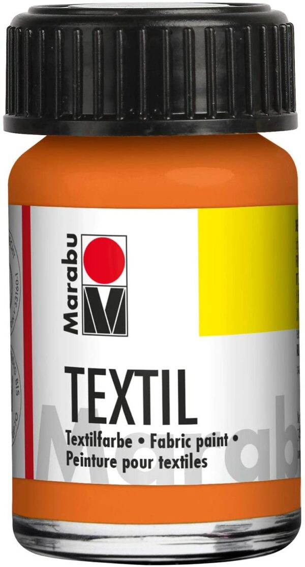 Vopsea - Textil 013 - Orange, 15 ml | Marabu