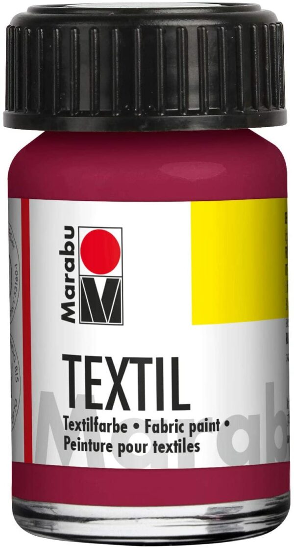 Vopsea - Textil 034 - Bordeaux, 15 ml | Marabu