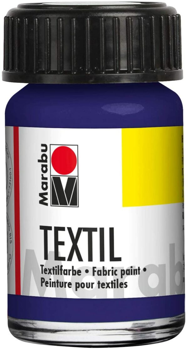 Vopsea - Textil 051 - Dark Violet, 15 ml | Marabu