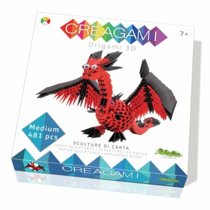 8032591787239 crea7239 001w joc 3d dragon origami creagami 481 piese 1
