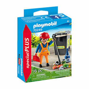 Playmobil Figures, Special Plus - Curatator de strazi
