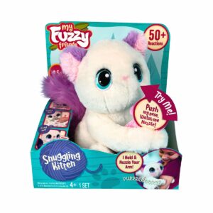 My Fuzzy Friends, jucarie de plus interactiva Snuggling Kitten