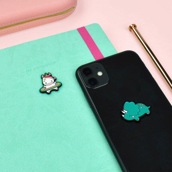 Set 2 stickers metalice - Cutie - Unicorn | Legami - imagine 2