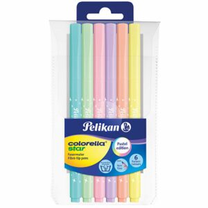 Set carioci Pelikan Colorella Star C302, 6 culori pastel