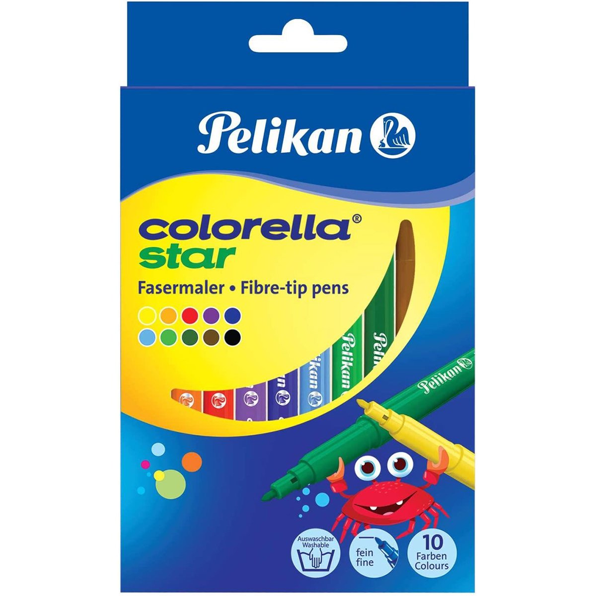 Set carioci Pelikan Colorella Star C302, 10 buc 1 Set carioci Pelikan Colorella Star C302, 10 buc
