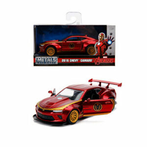 Macheta metalica Marvel, Iron Man, Chevy Camaro, scara 1:32