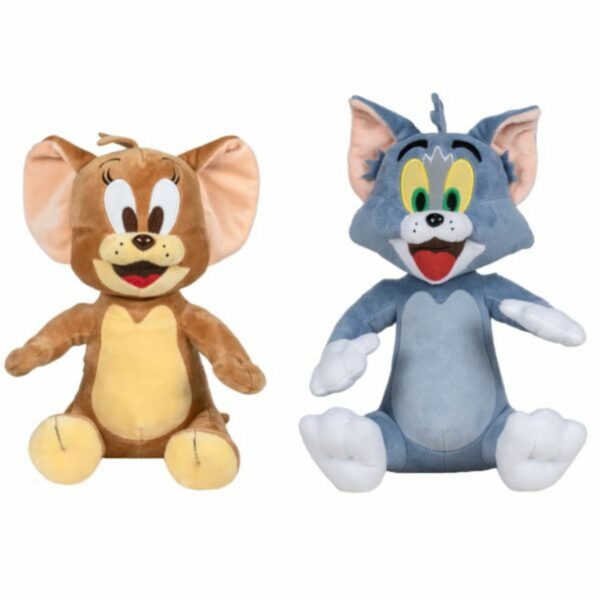 8425611389535 set 2 jucarii de plus tom and jerry play by play 18 cm 1