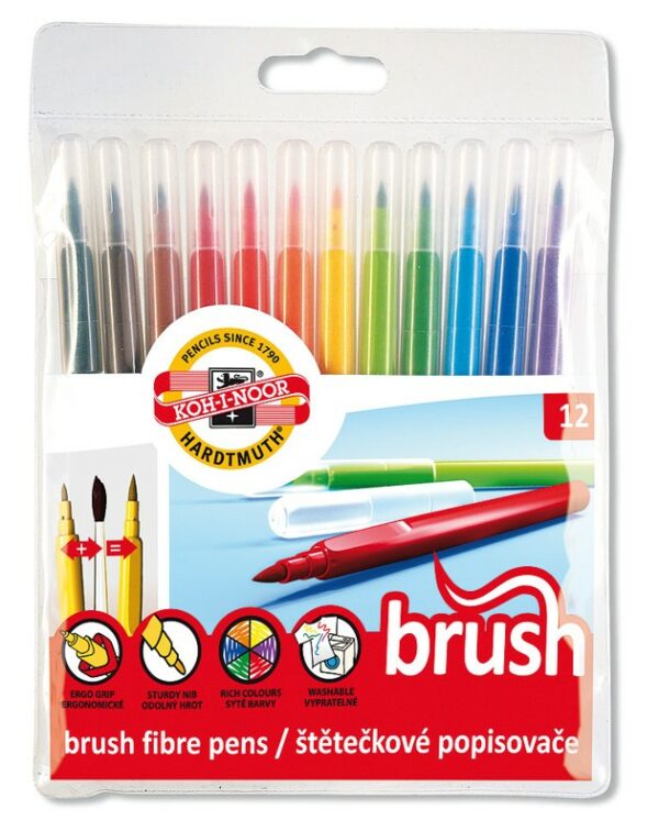 Set 12 carioci - paint brush |
