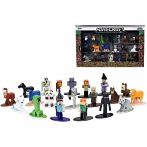 Set 20 figurine metalice Minecraft, 4 cm