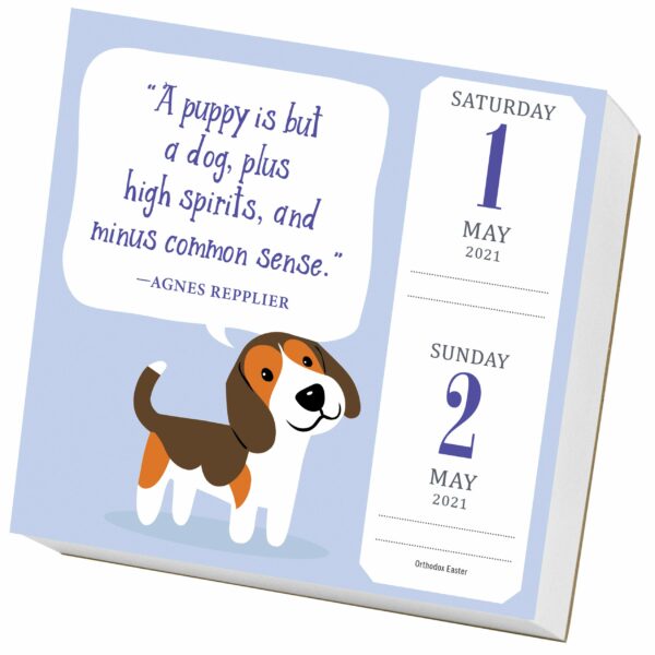 Calendar 2021 - Year of Dog Trivia Page-A-Day | Workman Publishing - imagine 3