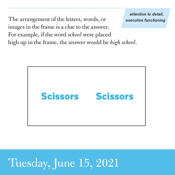 Calendar 2021 - Games & Puzzles to Keep Your Brain Young Page-A-Day | Workman Publishing - imagine 2