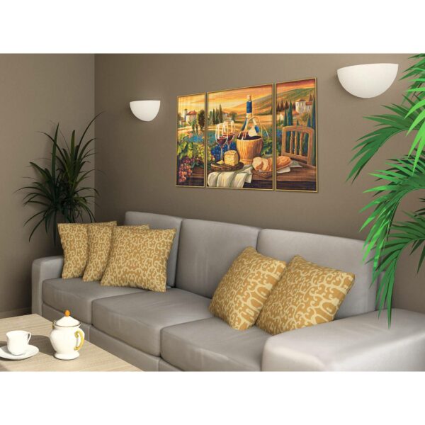 Kit pictura cu numere - Triptic - Dolce Vita, 50x80 cm | Schipper - imagine 4