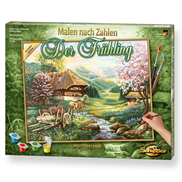 Kit pictura cu numere - The Spring, 40x50 cm | Schipper - imagine 2