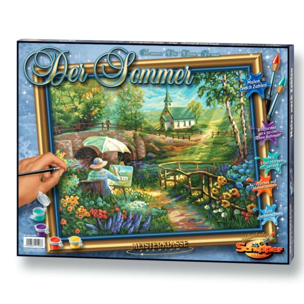 Kit pictura cu numere - The Summer, 40x50 cm | Schipper - imagine 5