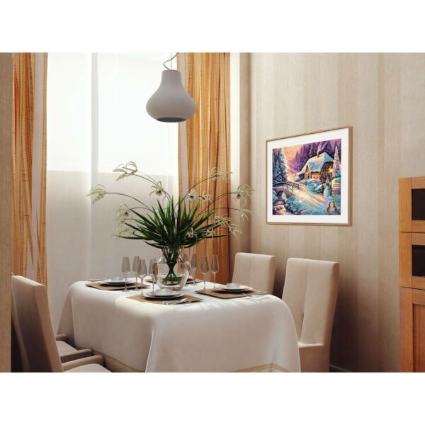 Kit pictura cu numere - The winter, 40x50 cm | Schipper - imagine 3