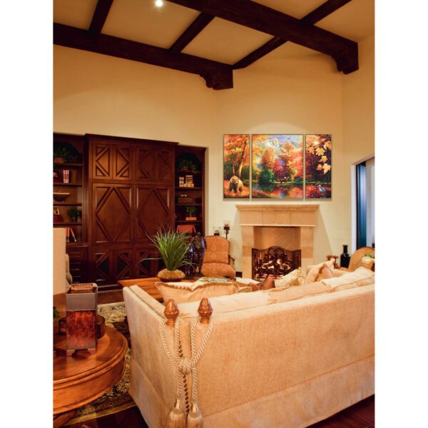 Kit pictura cu numere - Triptic - Indian Summer, 50x80 cm | Schipper - imagine 3