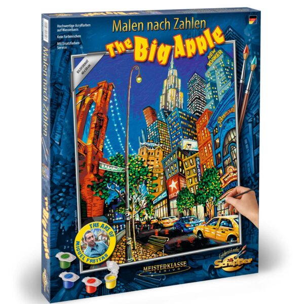 Kit pictura cu numere - The Big Apple, 40x50 cm | Schipper - imagine 5
