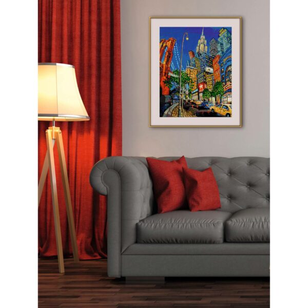 Kit pictura cu numere - The Big Apple, 40x50 cm | Schipper - imagine 3