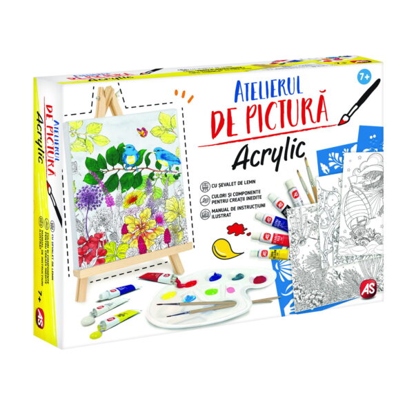 Set pentru desen - Atelierul de pictura, Acrylic | AS