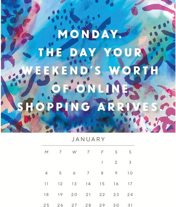 Calendar 2021 - Desk Easel - Paper Ninja | Portico Designs - imagine 3