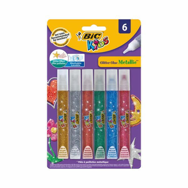 Set lipici cu sclipici Kids Bic, P6